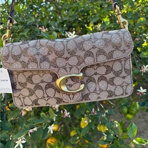 Coach Signature Tabby 26 Crystal Jacquard